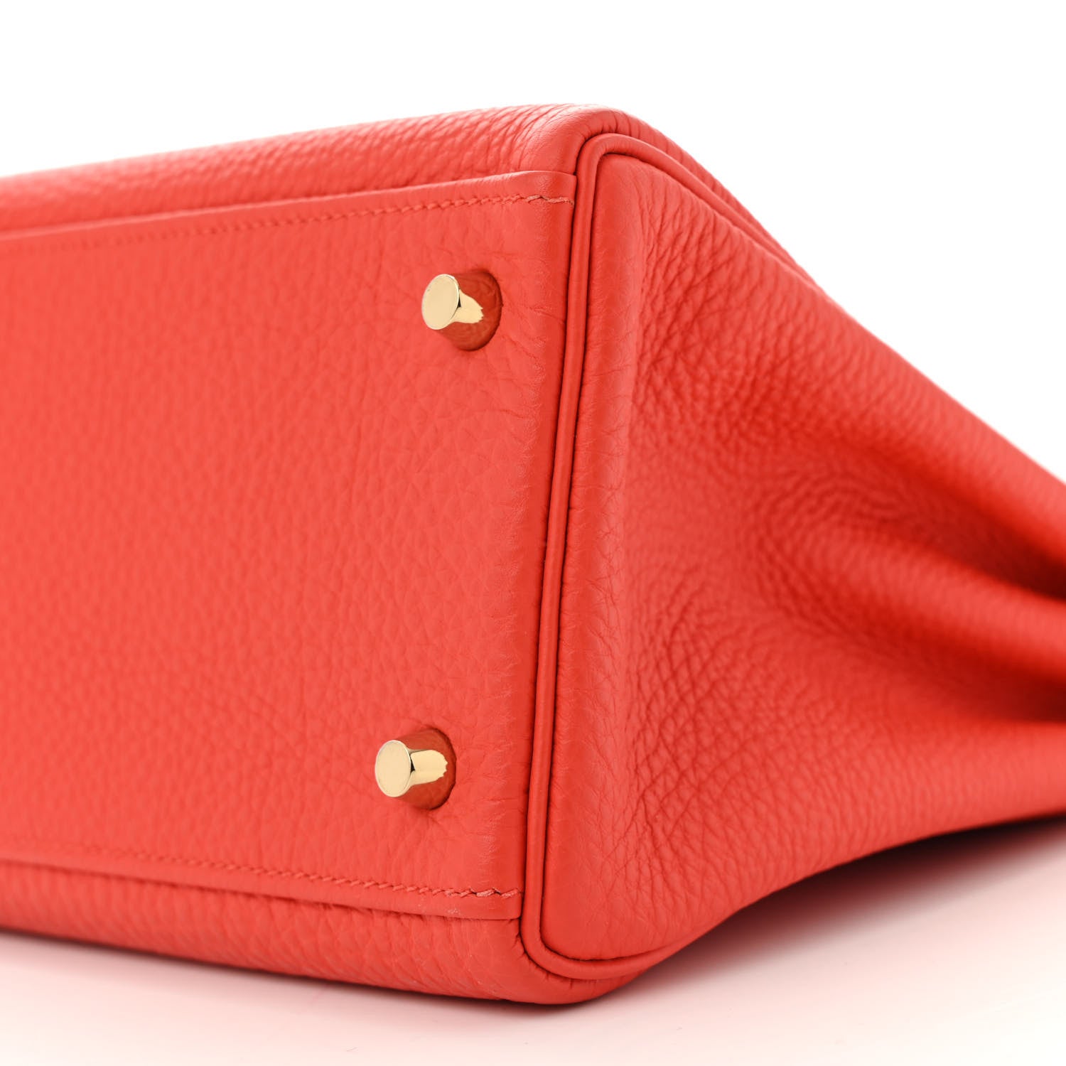 Hermes Togo Kelly Retourne 32 Capucine 10 of 14