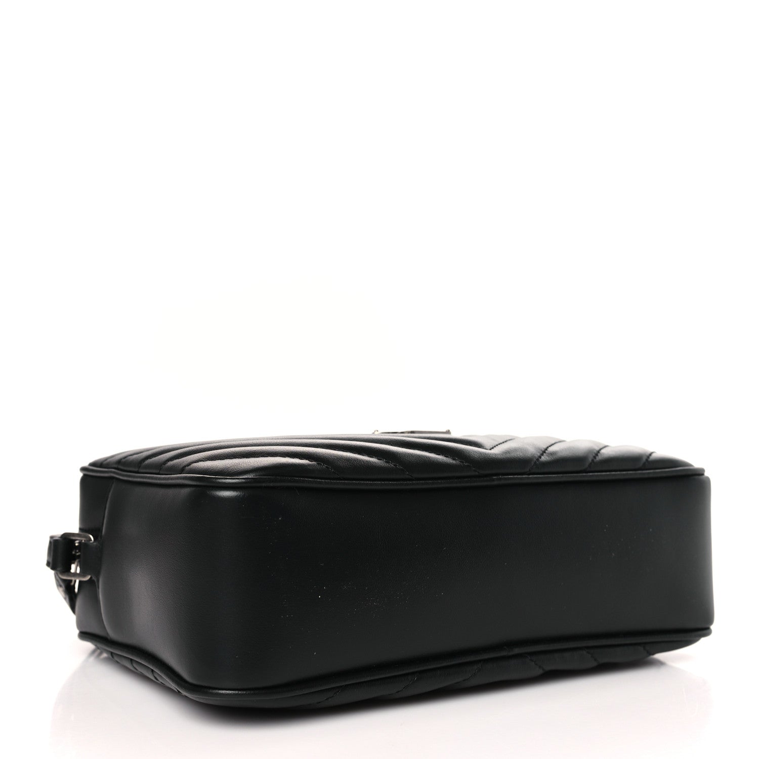 Saint Laurent Calfskin Matelasse Monogram Lou Camera Bag Black 4 of 9