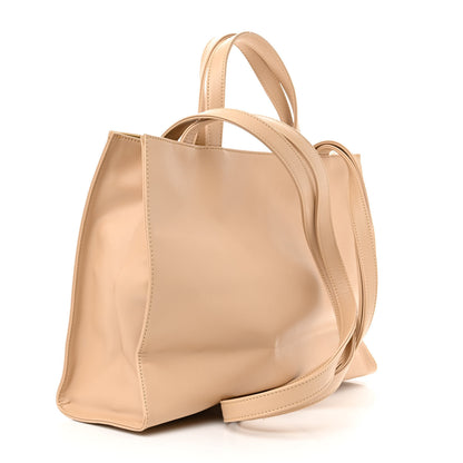 Telfar Vegan Leather Medium Shopping Bag Cream 3 of 12
