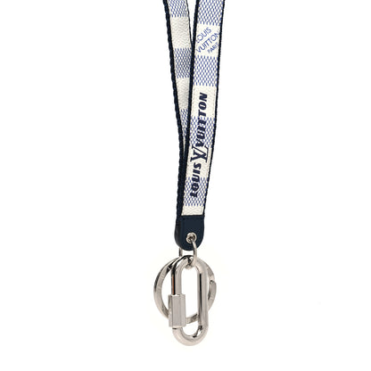 Louis Vuitton Damier Coastline Lanyard Key Holder White 1 of 3