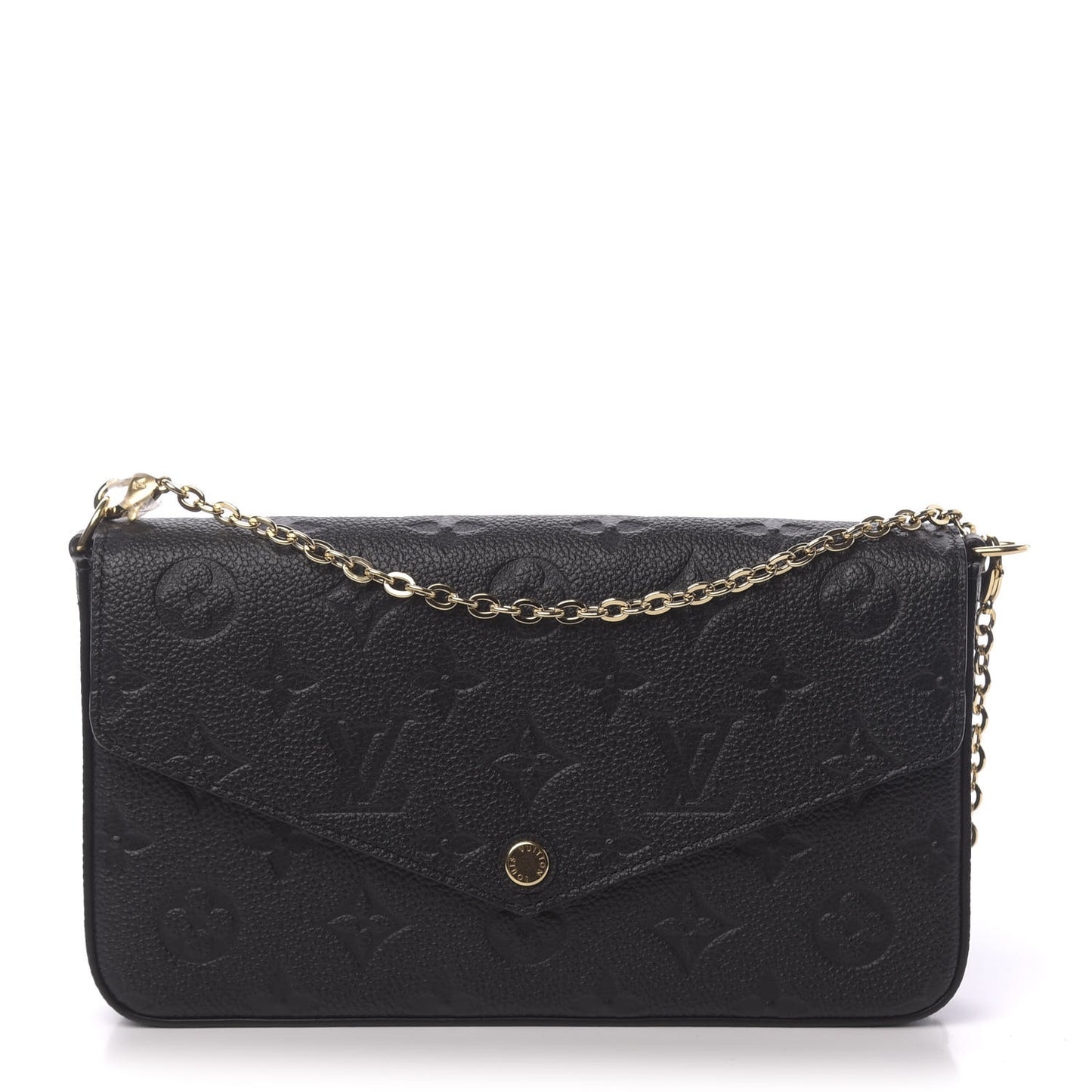 Empreinte Pochette Felicie Chain Wallet Black