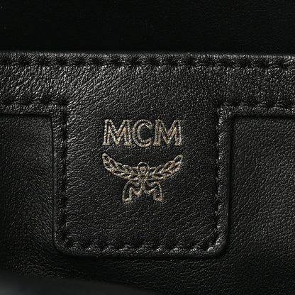 MCM Visetos Small Stark Backpack Cognac Black 6 of 9