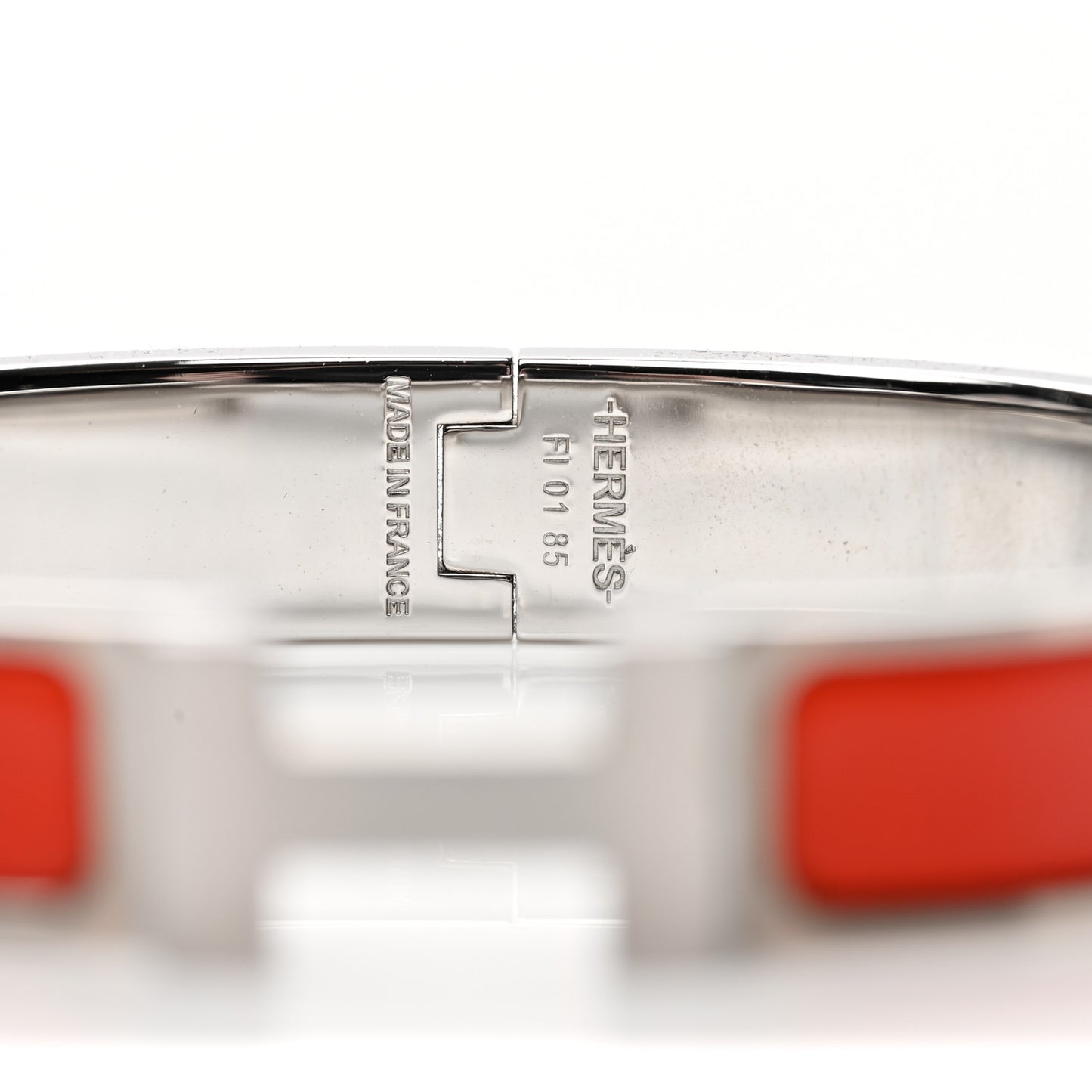 Matte Enamel Narrow Clic Clac HH Bracelet T5 Orange