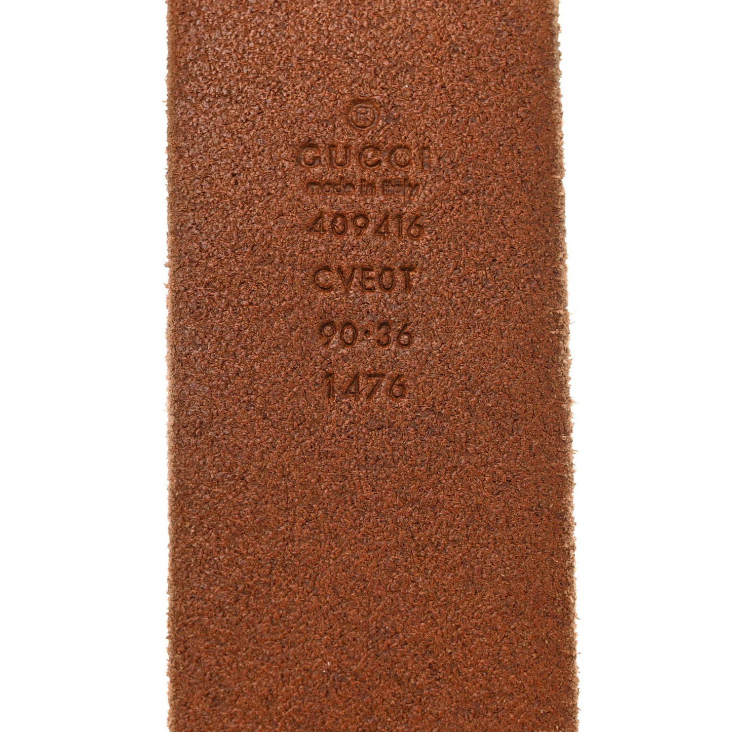 Faded Calfskin Double G 40mm Belt 90 36 Cuir