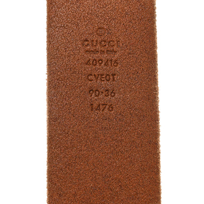 Gucci Faded Calfskin Double G 40mm Belt 90 36 Cuir 3 of 5