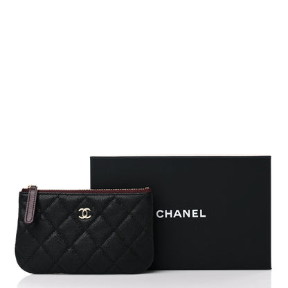 Chanel Caviar Quilted Small Cosmetic Case Black 8 of 8
