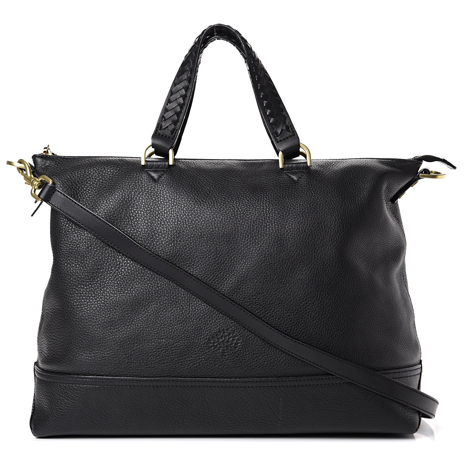 Mulberry Pebbled Calfskin Effie Tote Black 1 of 12