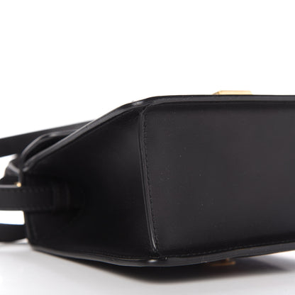 Gucci Calfskin Mini Sylvie Top Handle Bag Black 6 of 10