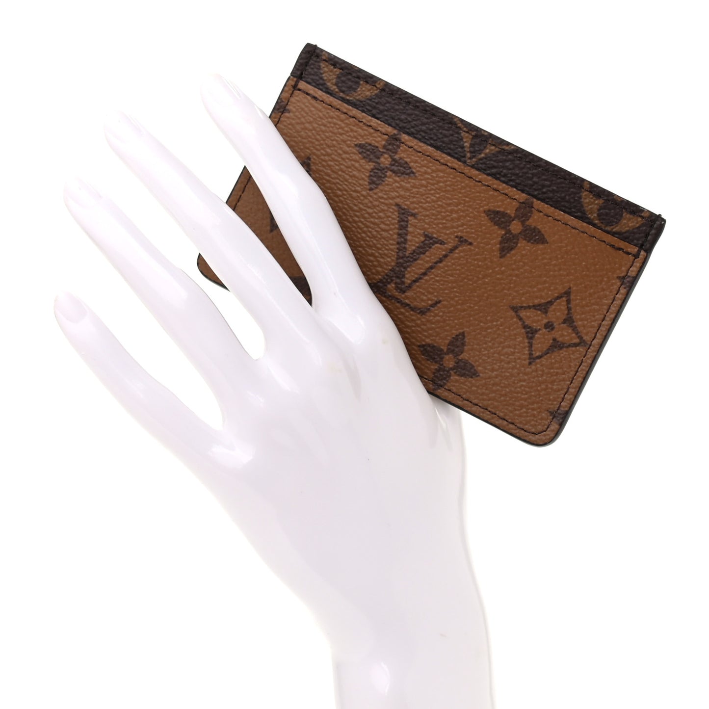 Reverse Monogram Card Holder