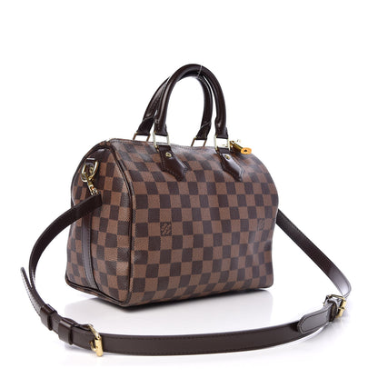 Louis Vuitton Damier Ebene Speedy Bandouliere 25 3 of 10