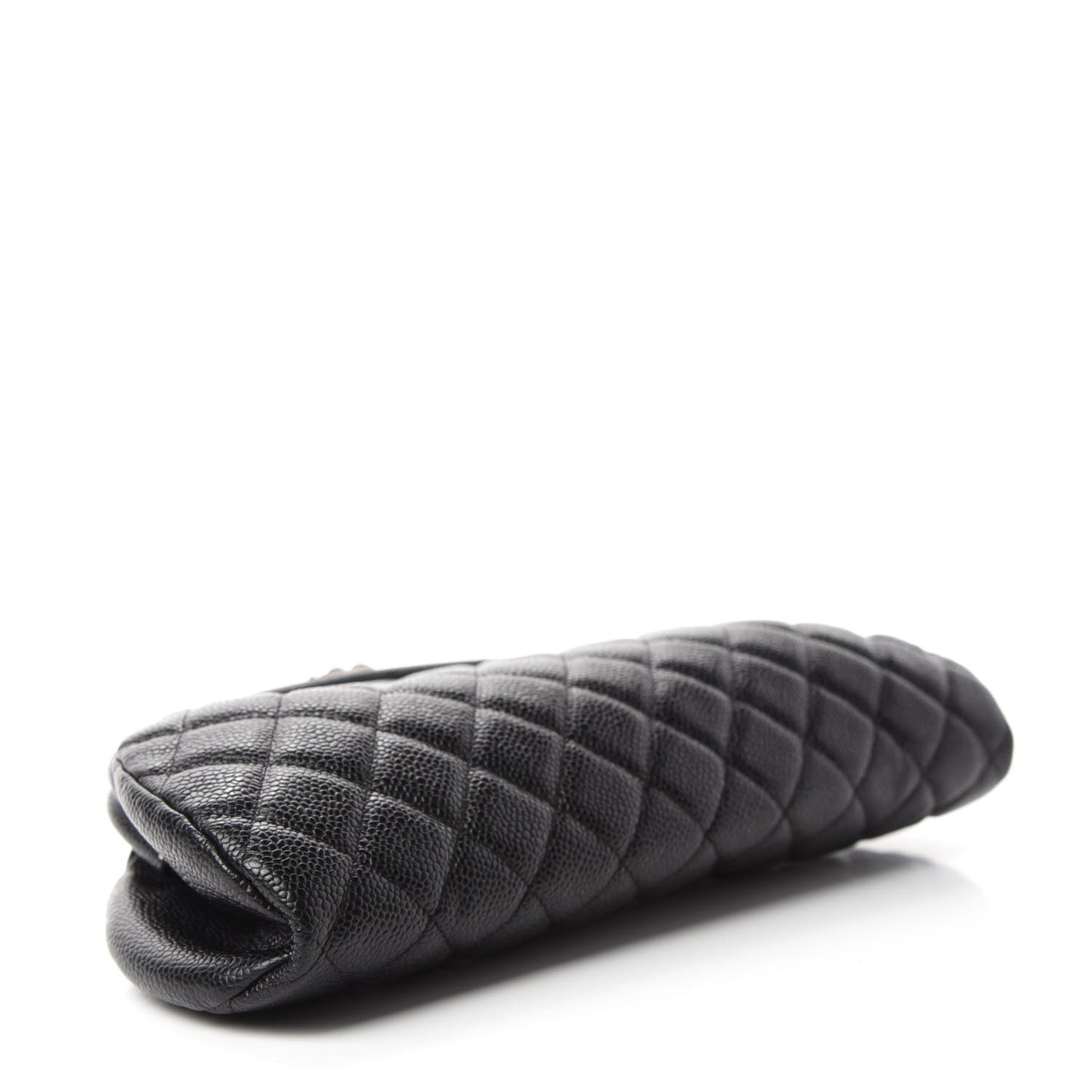 Caviar Quilted Timeless Clutch Black