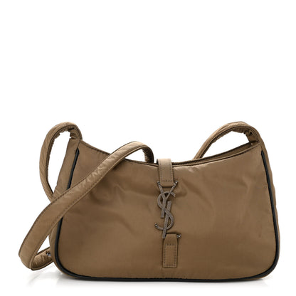 Saint Laurent Econyl Nylon Le 5 A 7 Hobo Bog Green 1 of 10