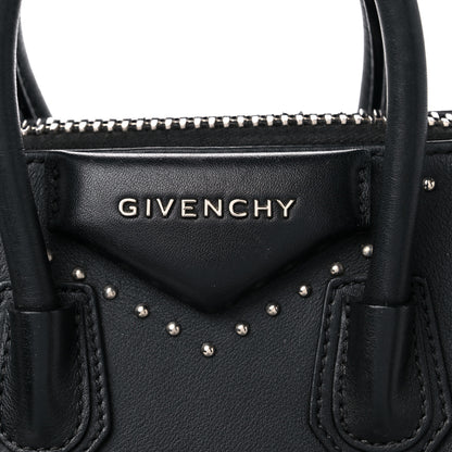 Givenchy Smooth Calfskin Small Studded Antigona Black 14 of 14
