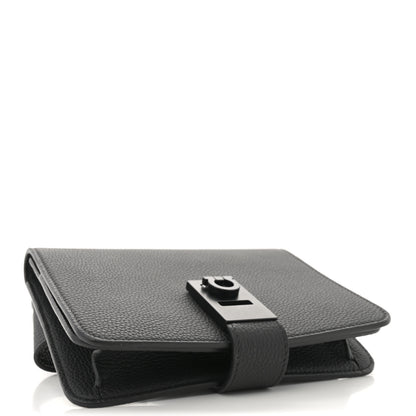 Salvatore Ferragamo Grained Calfskin Belt Bag Black 4 of 10