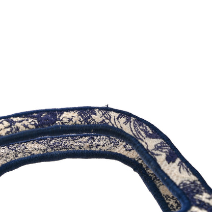 Christian Dior Canvas Embroidered Mini Toile De Jouy Book Tote Blue 9 of 10