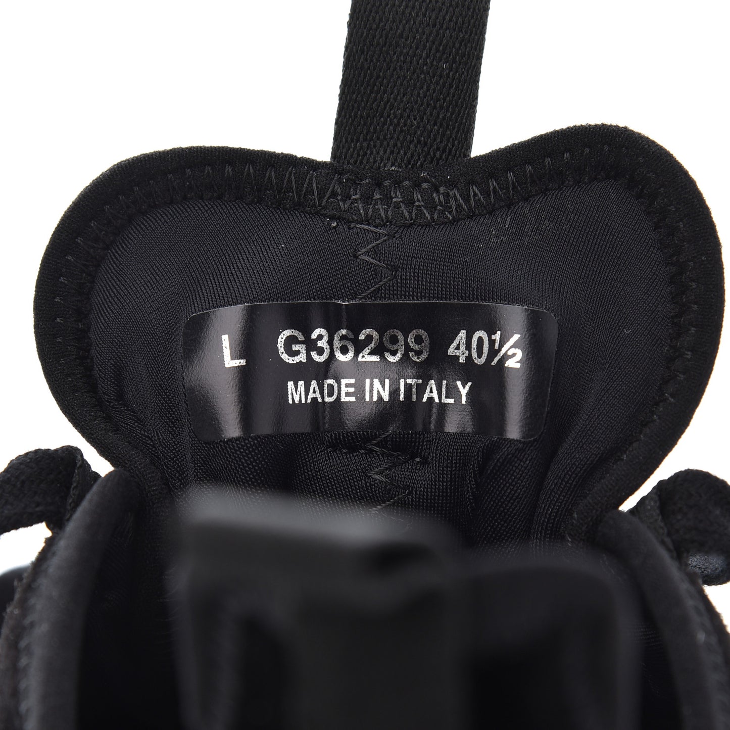 Suede Calfskin Velvet Grosgrain CC Sneakers 40.5 Black