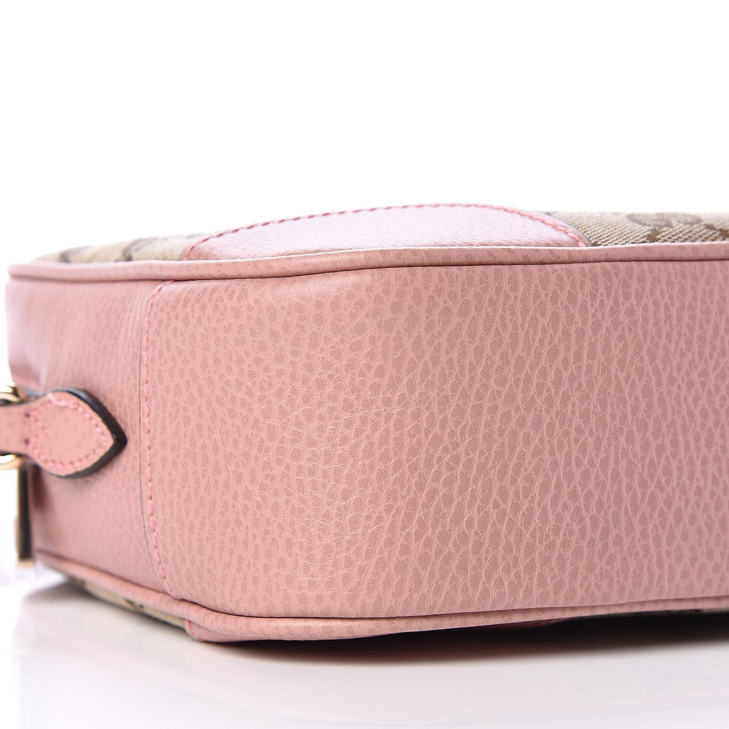 Monogram Mini Bree Messenger Bag Beige Soft Pink