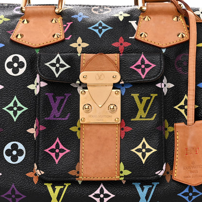 Louis Vuitton Monogram Multicolor Speedy 30 Black 8 of 17