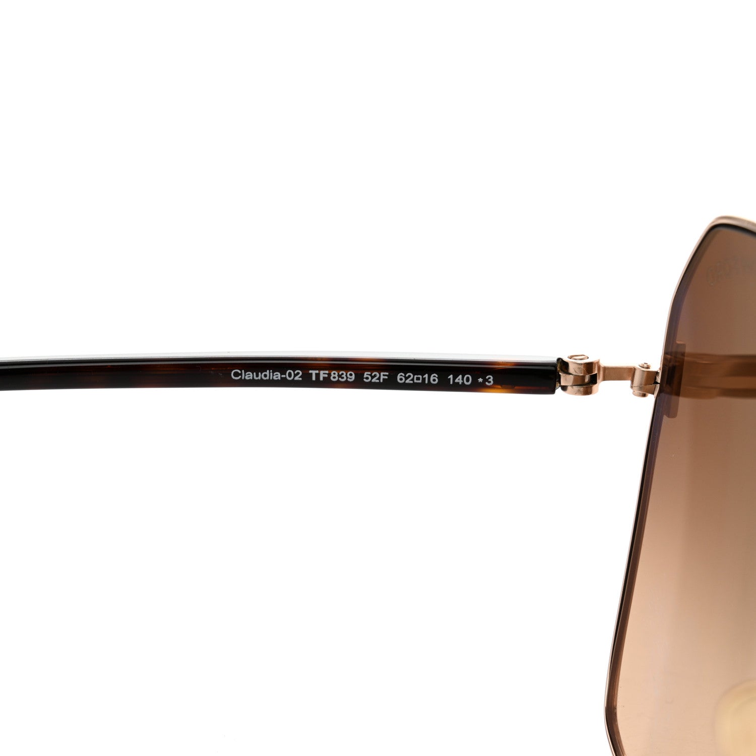 Tom Ford Claudia TF839 Sunglasses Brown 5 of 8