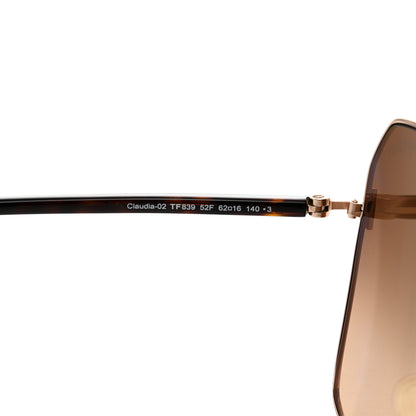 Tom Ford Claudia TF839 Sunglasses Brown 5 of 8