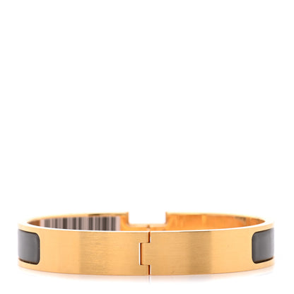 Hermes Matte Enamel Narrow Clic Clac HH Bracelet T6 Etain 3 of 6
