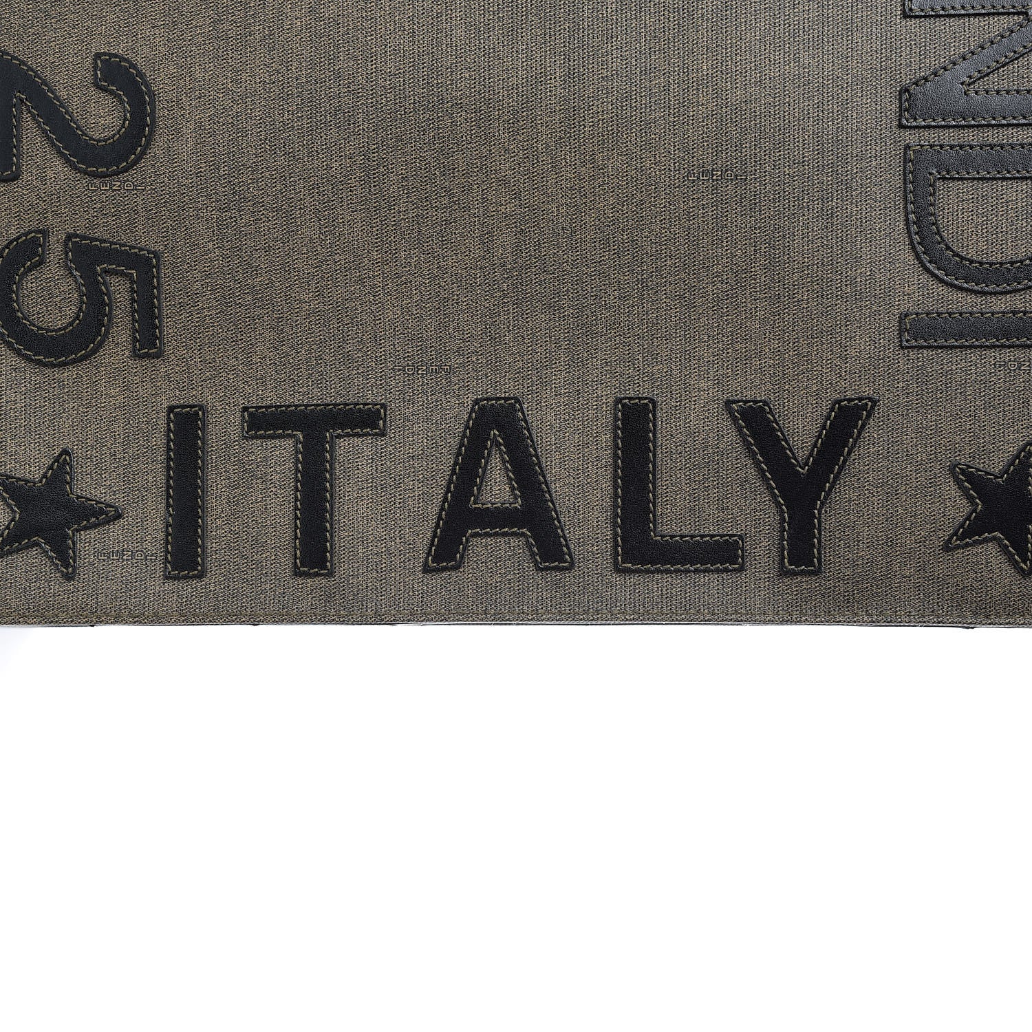 Fendi Canvas Roma 1925 Tote Tobacco 12 of 13