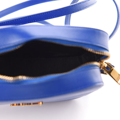 Saint Laurent Grain De Poudre Small Classic Monogram Camera Bag Blue Majorelle 5 of 9