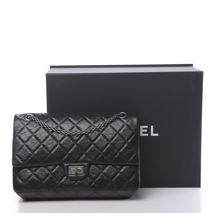 Chanel Aged Calfskin Quilted 2.55 Reissue 226 Flap Black 11 of 11