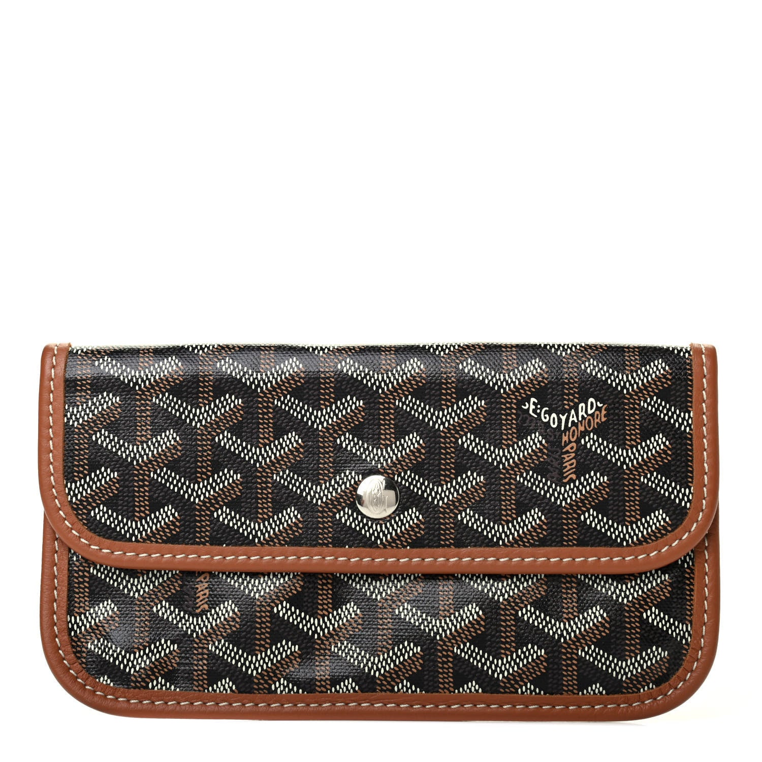 Goyard Goyardine Pouch Black Gold 1 of 6