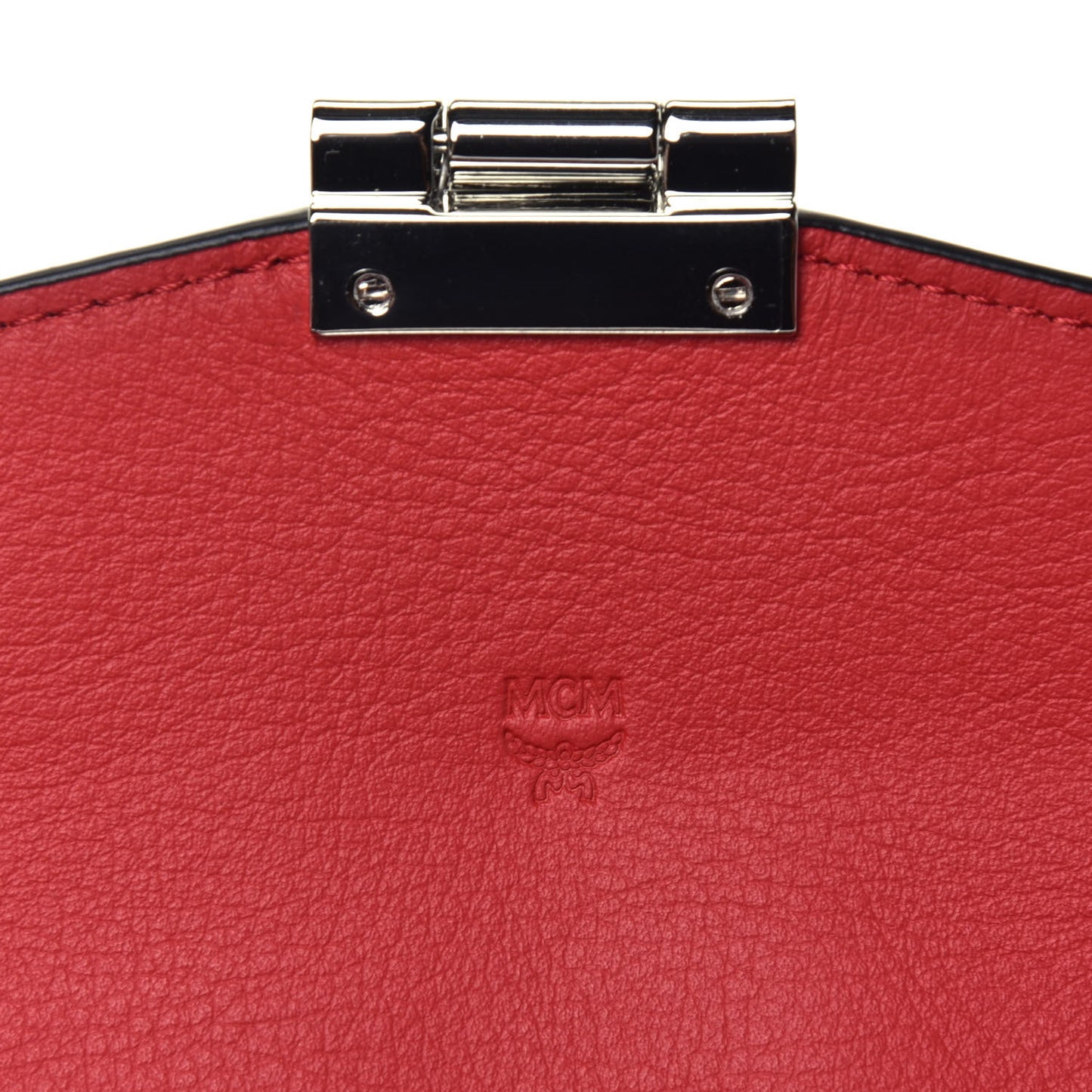 Visetos Large Patricia Wallet On Chain Black Red
