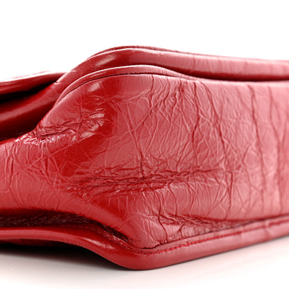 Saint Laurent Crinkled Calfskin Matelasse Monogram Baby Niki Chain Satchel Rouge Eros 9 of 12