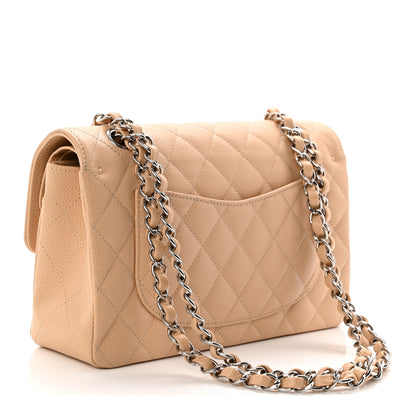 Chanel Caviar Quilted Small Double Flap Beige 3 of 12