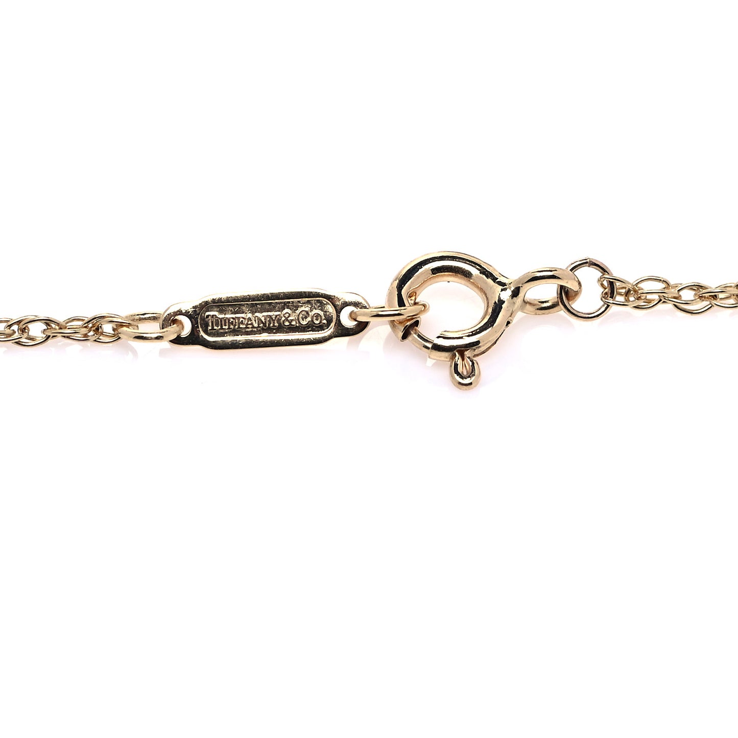 18K Yellow Gold Jade Frank Gehry Fish Pendant Necklace