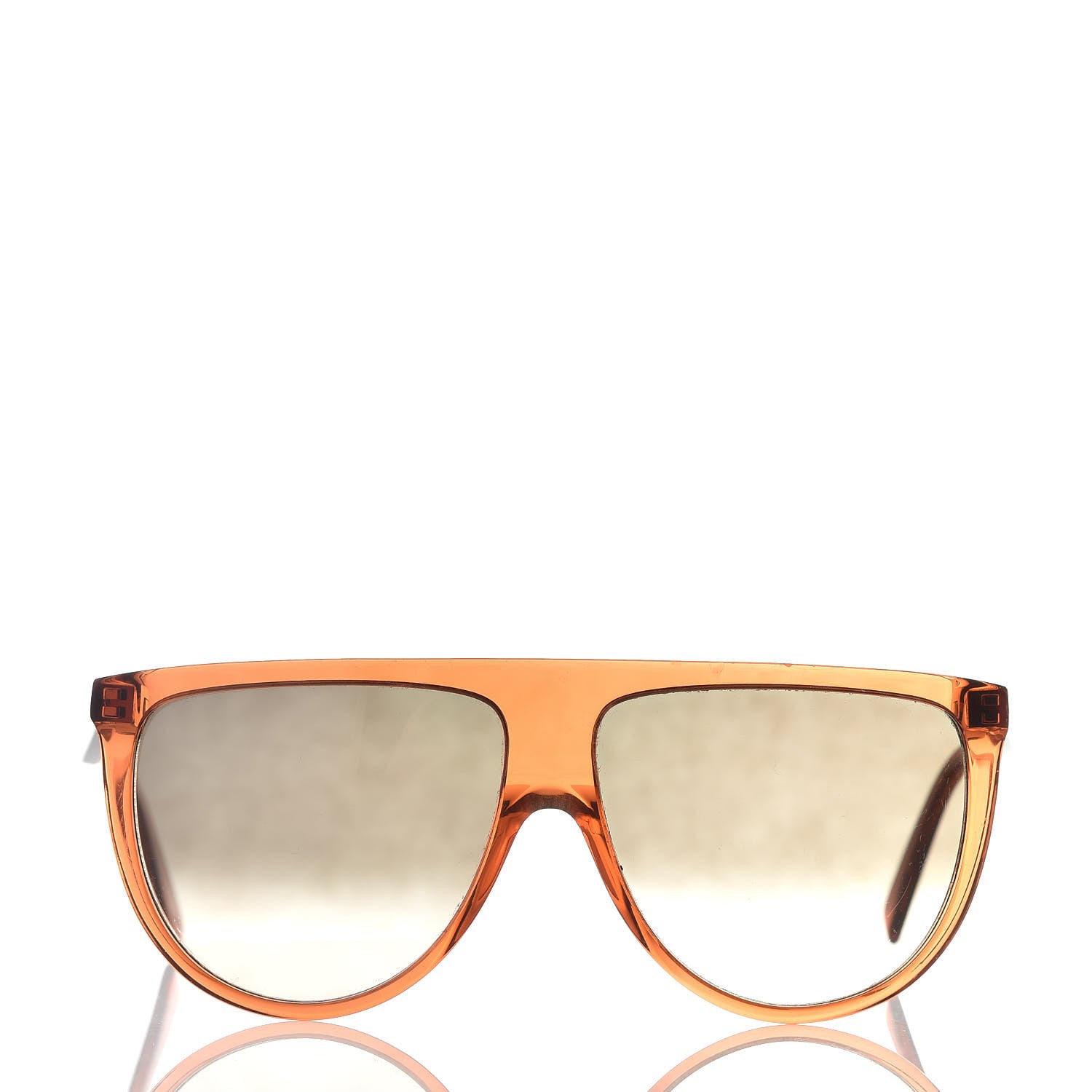 Celine Acetate Thin Shadow Sunglasses CL41435/S Orange 2 of 7