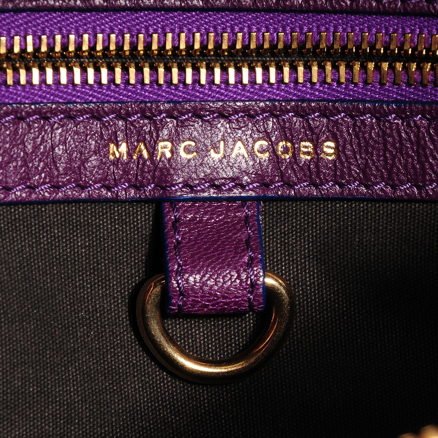 Marc Jacobs Leather Stardust Cecilia Purple 6 of 9