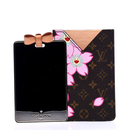 Louis Vuitton Monogram Cherry Blossom Mirror With Case Brown 3 of 6