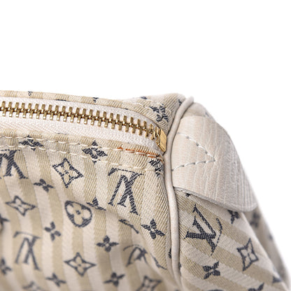 Louis Vuitton Mini Lin Croisette Speedy 30 Blue 10 of 12