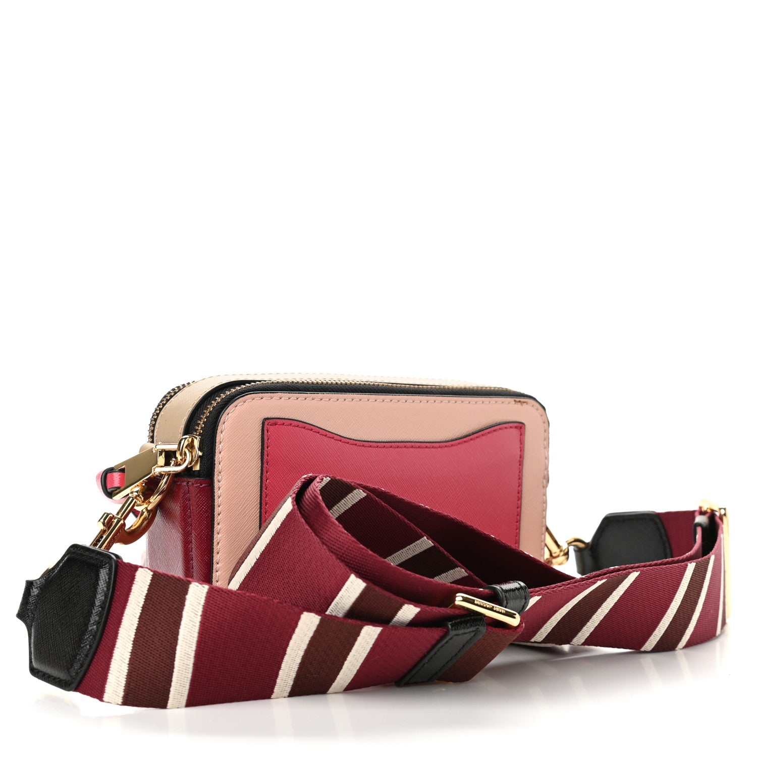 Marc Jacobs Saffiano Small Snapshot Camera Bag Rose Multicolor 3 of 9