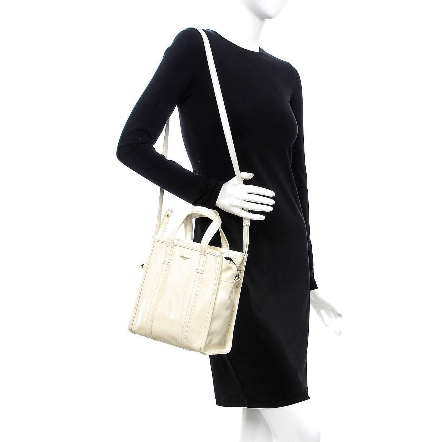 Patent XS Bazar Shopper Tote White