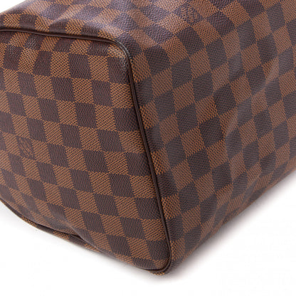 Louis Vuitton Damier Ebene Speedy 30 6 of 9