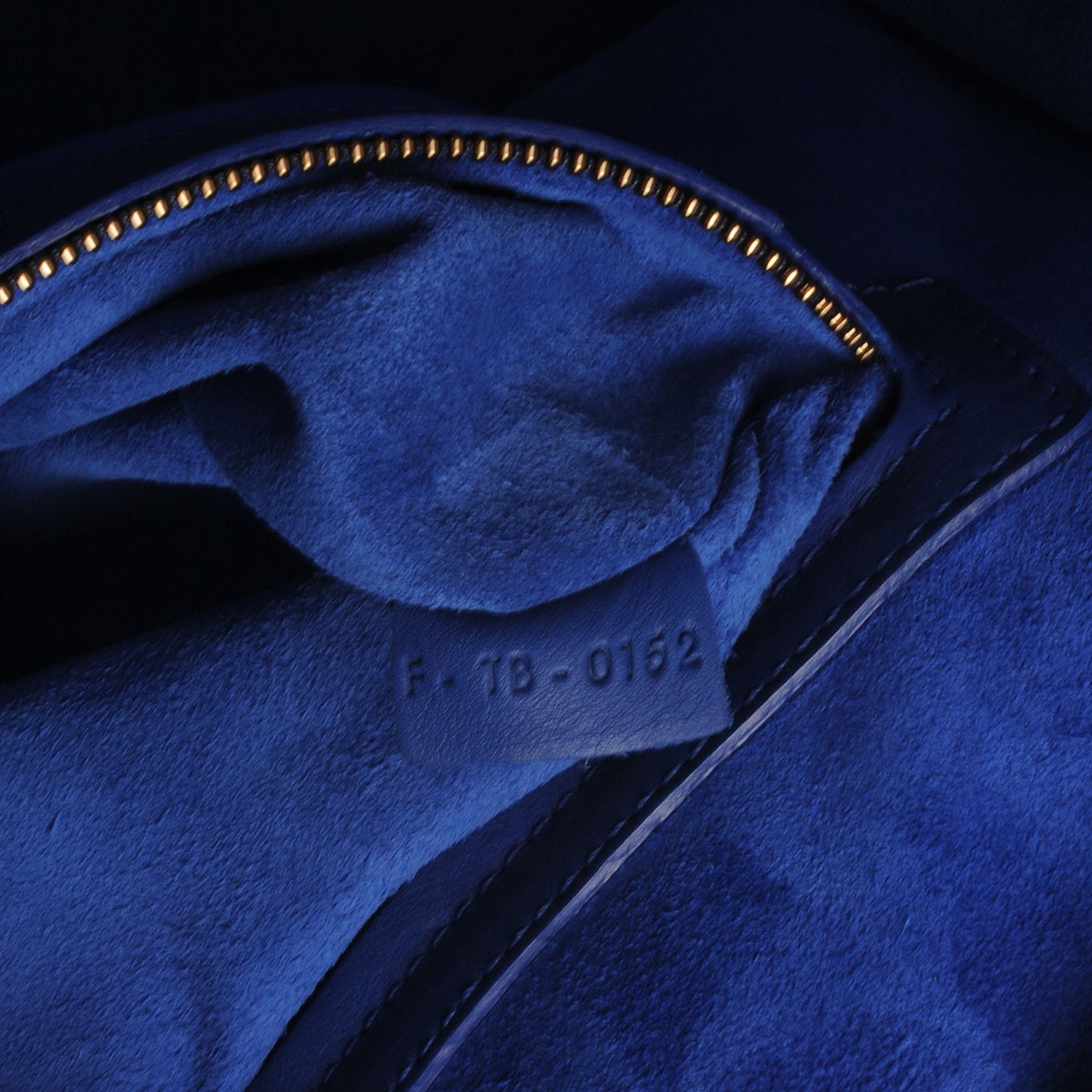 Smooth Calfskin Medium Phantom Luggage Royal Blue