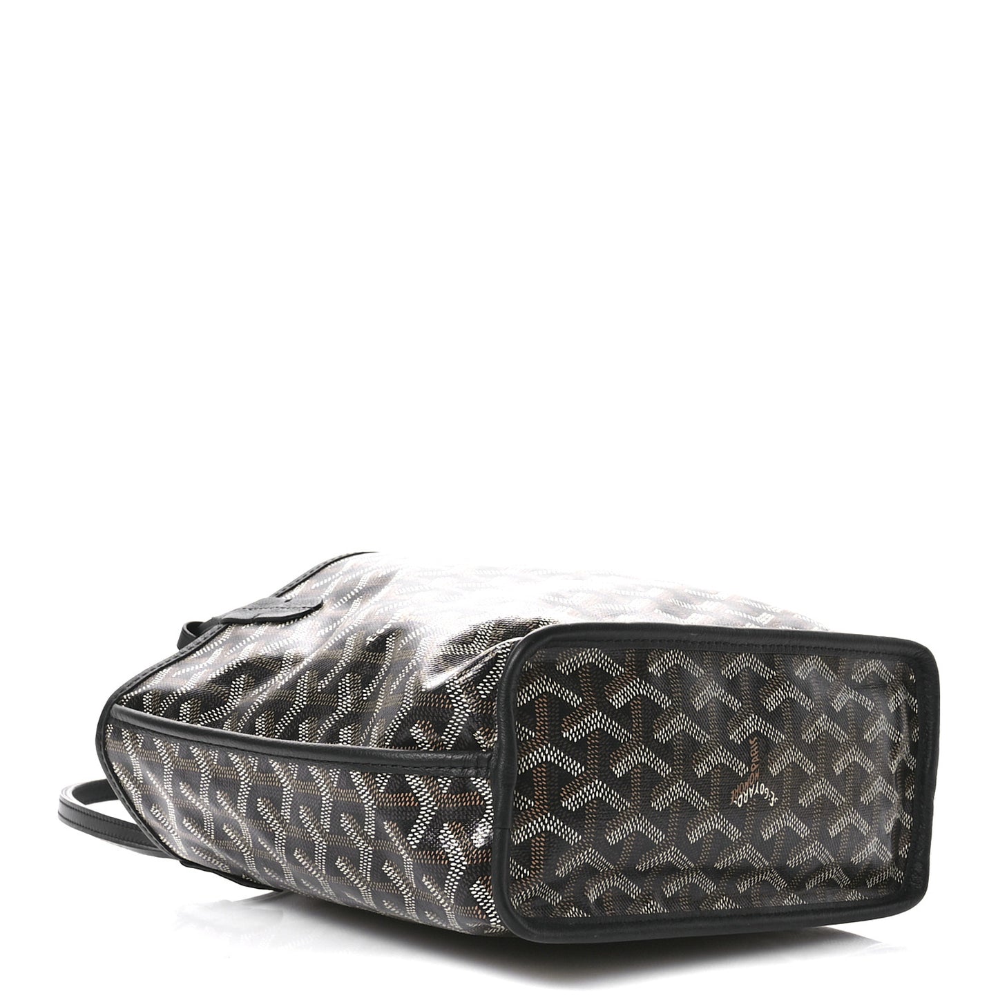 Goyardine Reversible Mini Anjou Black