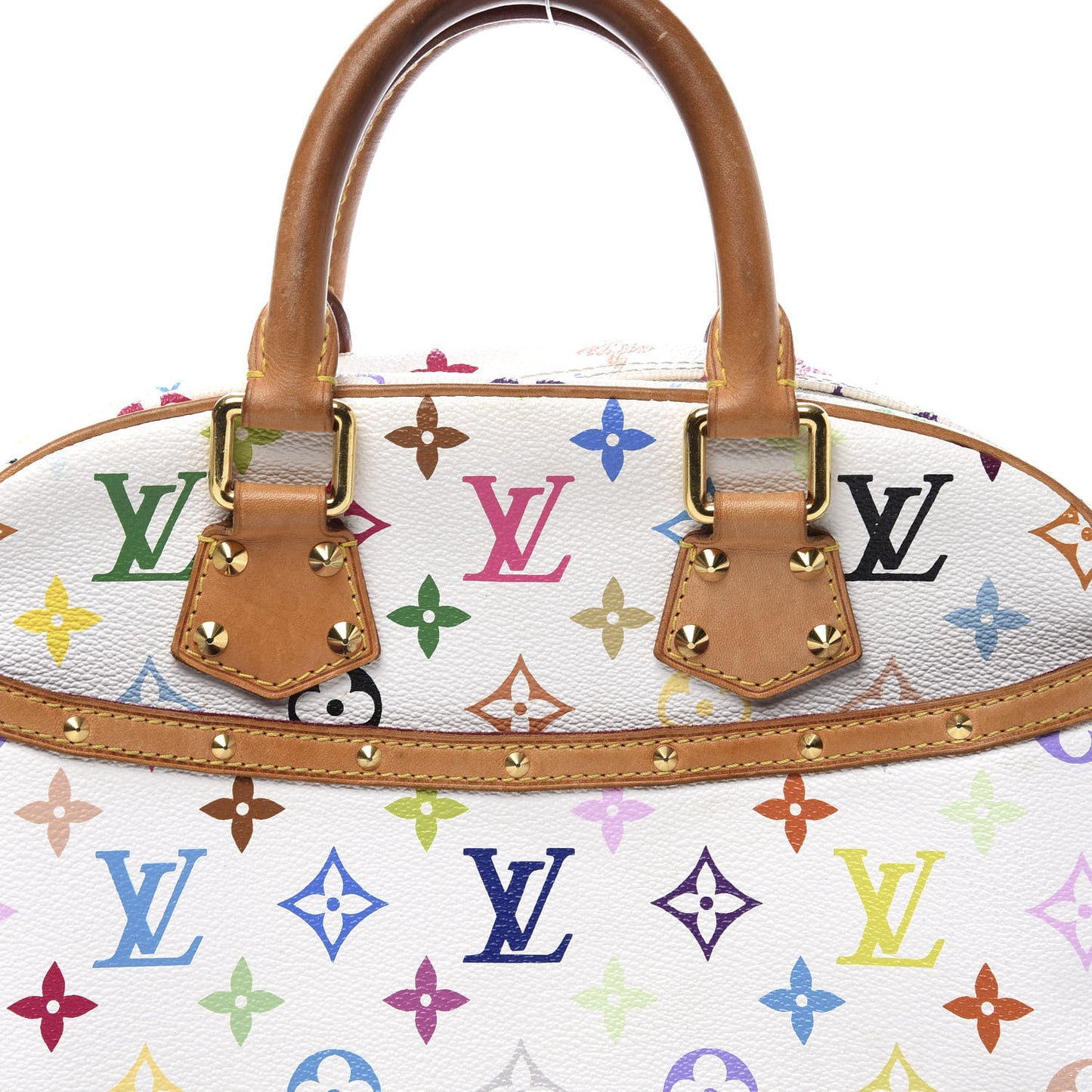 Monogram Multicolor Trouville White