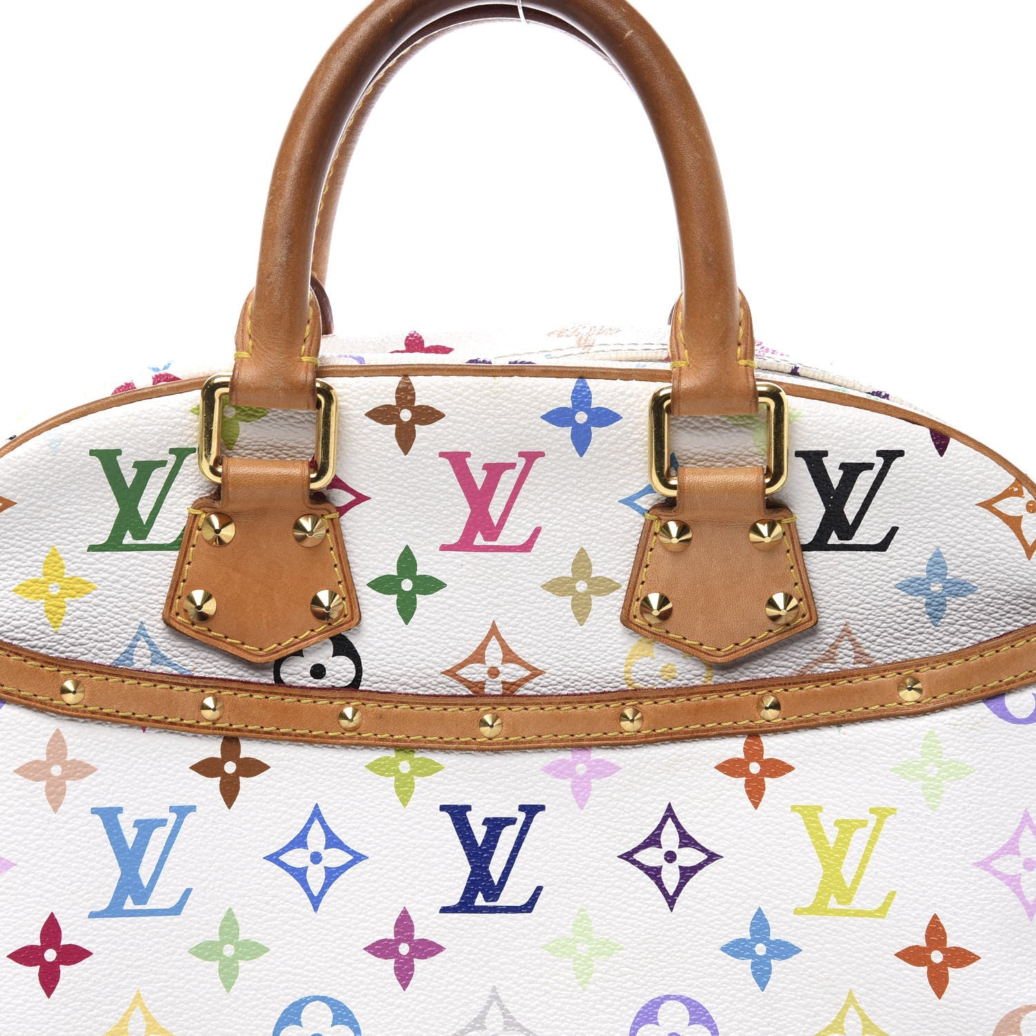 Louis Vuitton Monogram Multicolor Trouville White 7 of 9