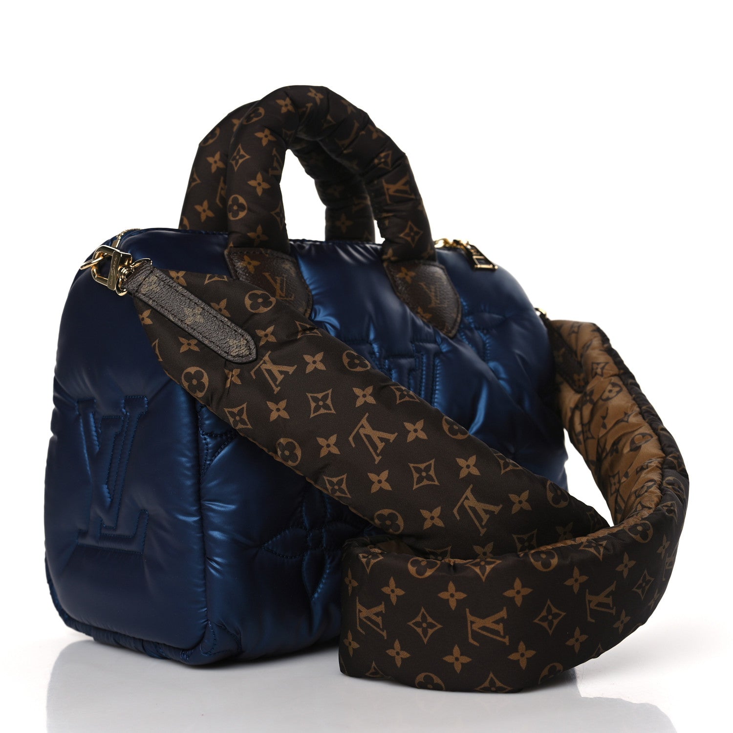 Louis Vuitton Econyl Mini Monogram Pillow Speedy Bandouliere 25 Navy 4 of 10