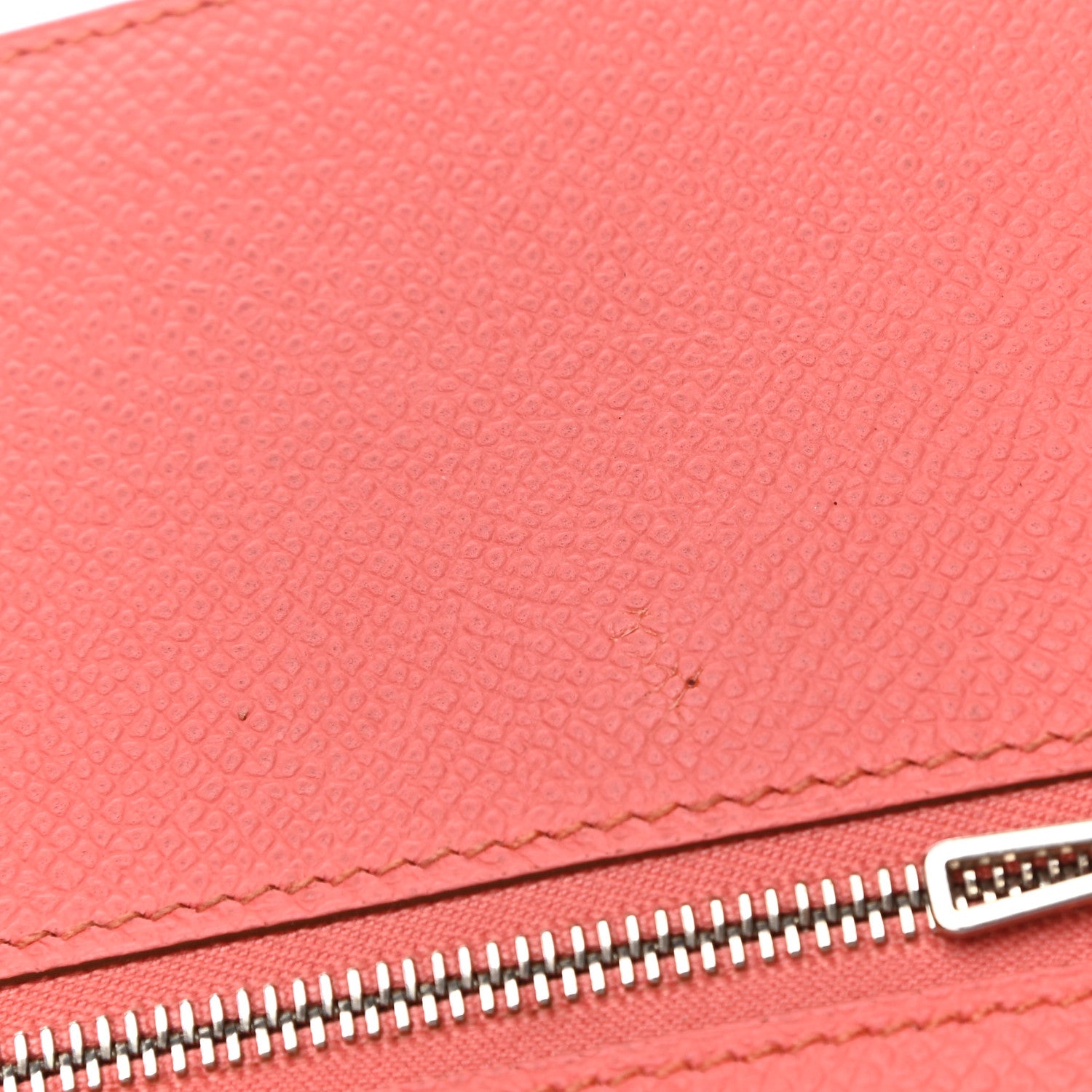 Hermes Epsom Bearn Gusset Wallet Flamingo 9 of 11