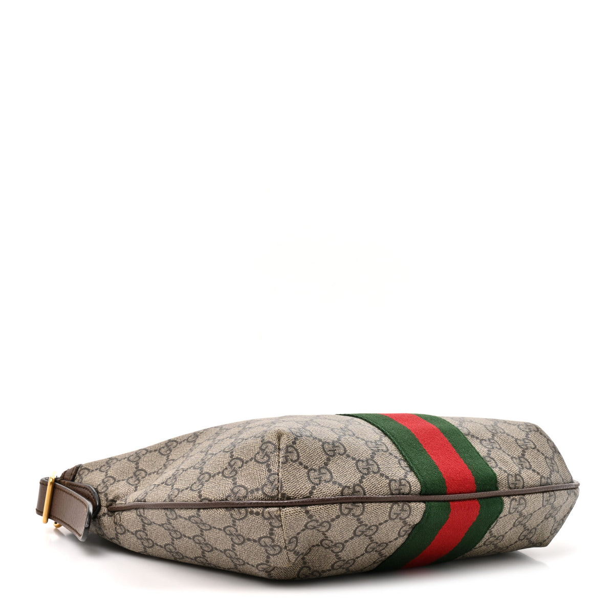 Gucci GG Supreme Monogram Web Small Ophidia Half Moon Hobo Brown 4 of 13