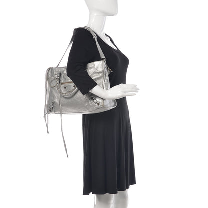 Balenciaga Agneau Classic Hardware City Gris Aluminum 2 of 11