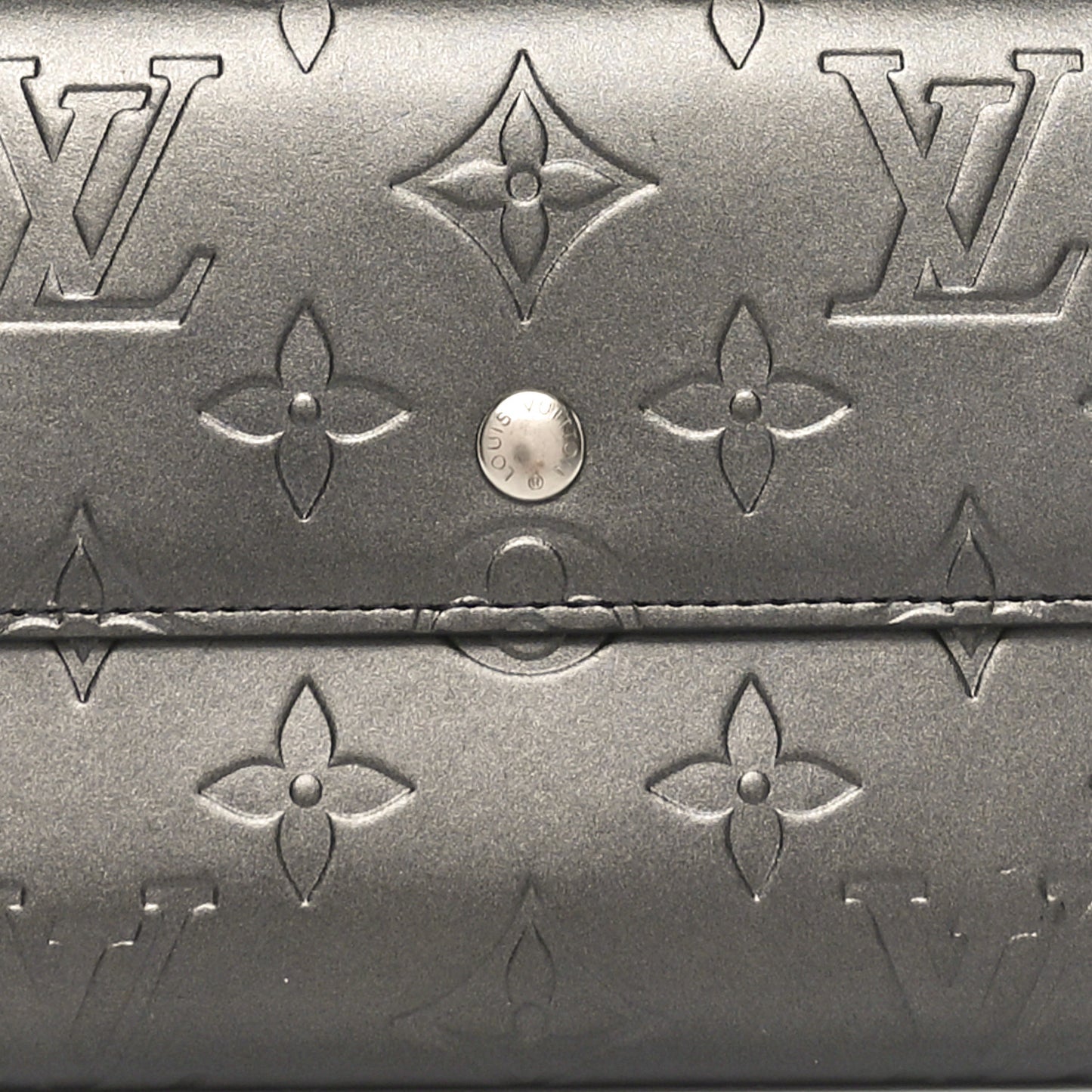 Mat Monogram Porte Tresor International Gris