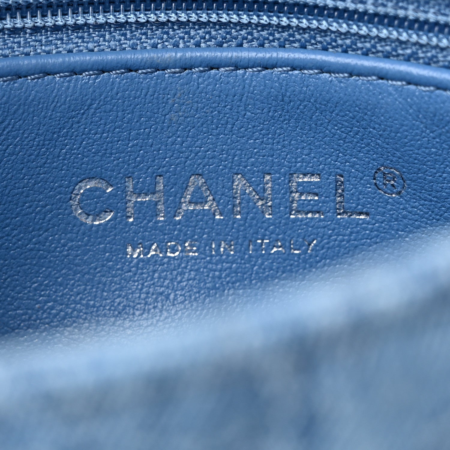 Chanel Denim Quilted Camellia Sweetheart Mini Flap Blue 6 of 16